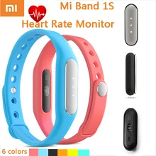 2015 Newest Xiaomi Miband 1S Heart Rate Monitor Mi Band Smart Bracelet For Android 4.4 And IOS 7.0 Passometer Fitness Tracker