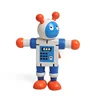 OEM make plastic robot model figure, factory custom toys plastic robot