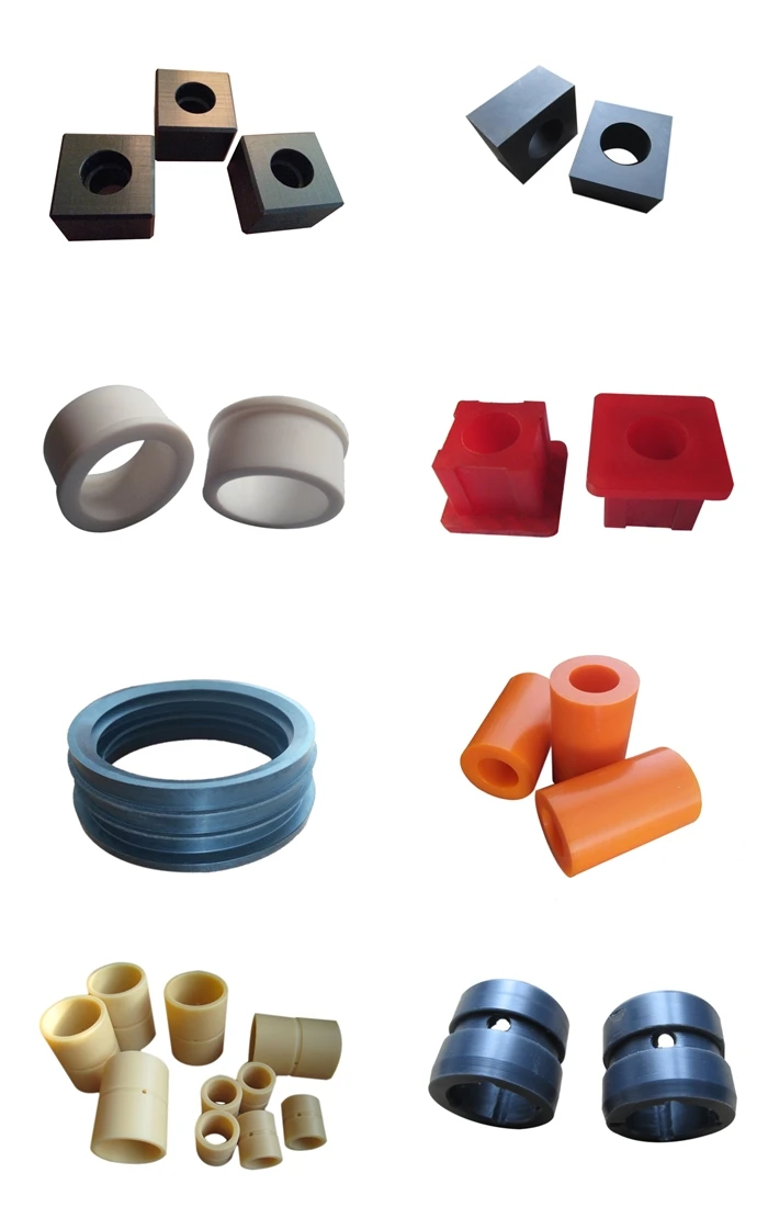 Cnc Machining Casting Nylon Bush Plastic Bushing Square Hole Bushing