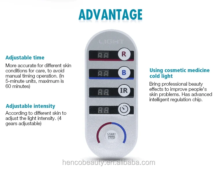 Korea bio-light acne treatment pdt led light therapy beauty device