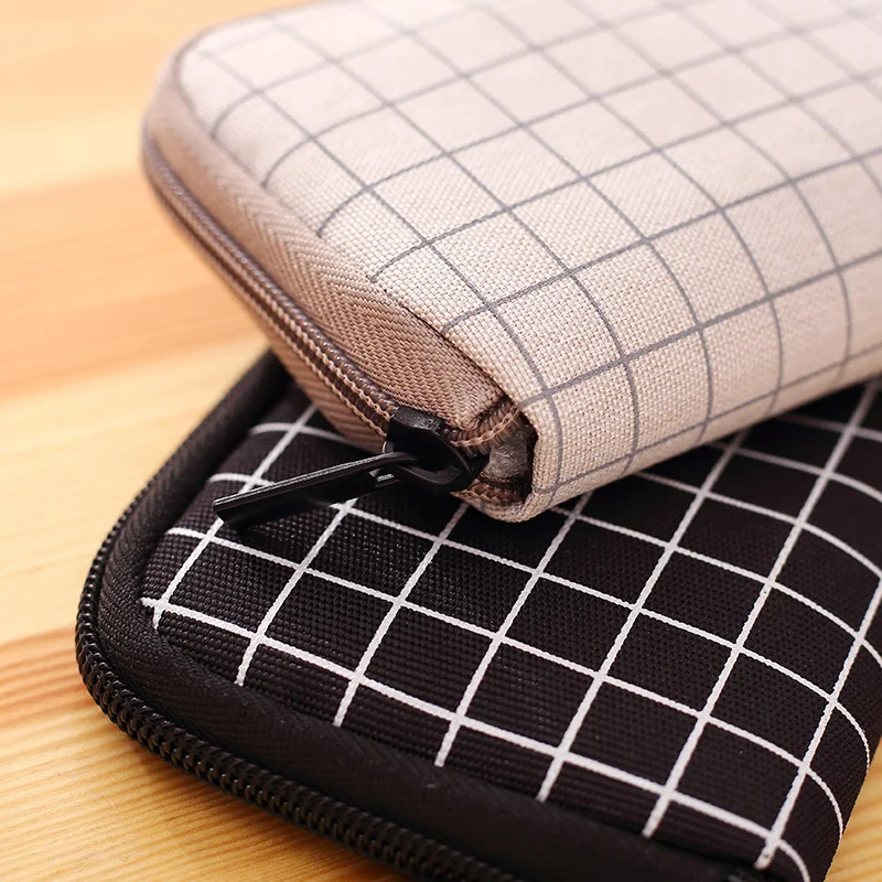 Student simple fashion storage pen bag large capacity stationery bag