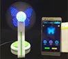 Animation Programmable Custom LED Message Handheld Fan