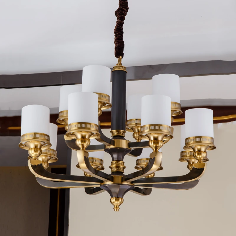 Grand Antique Bronze Palm celling Pendentif-Light Up Your Home Interior