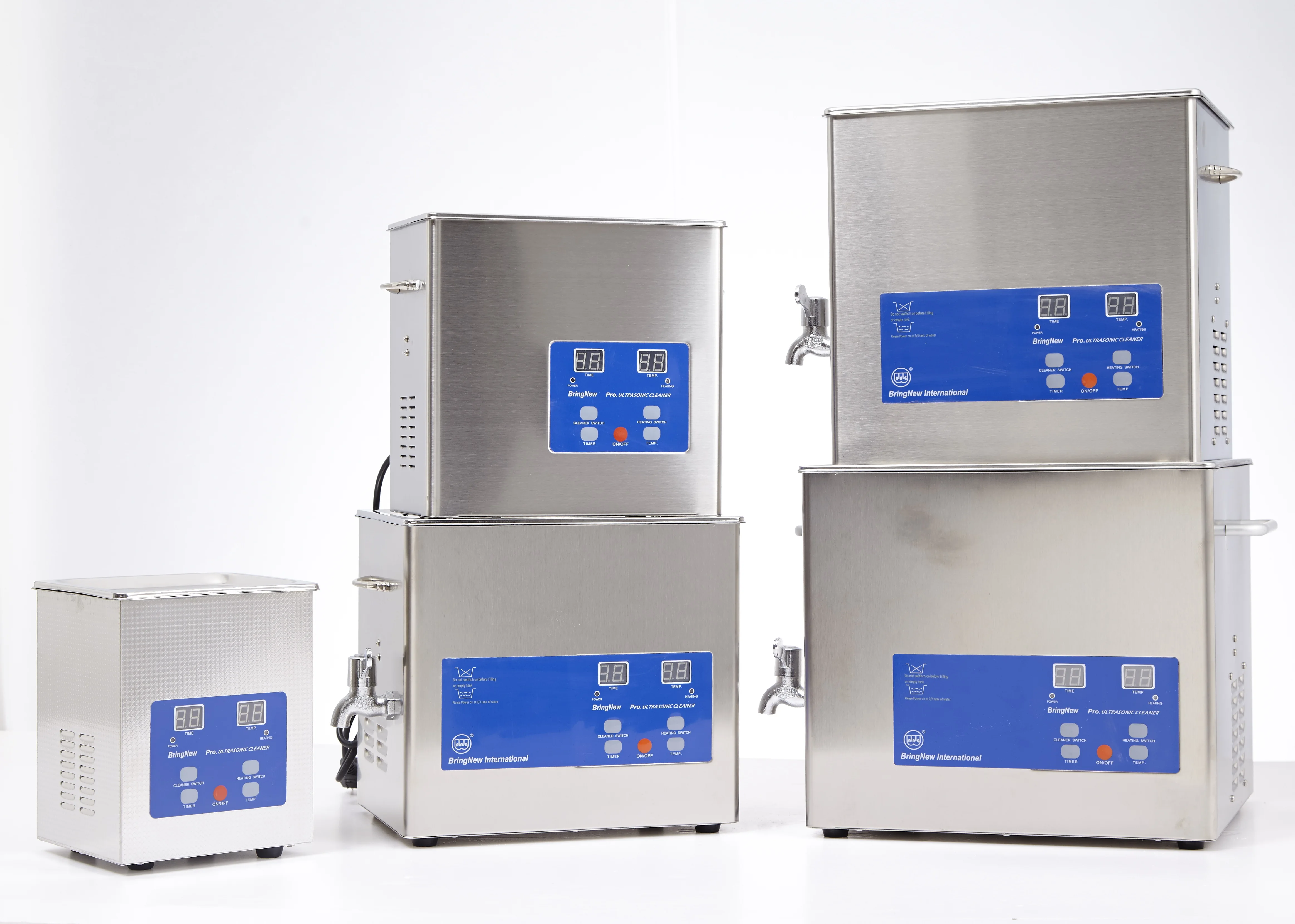 Commercial Digital Heated Stainless Steel Ultrasonic Cleaner Machine