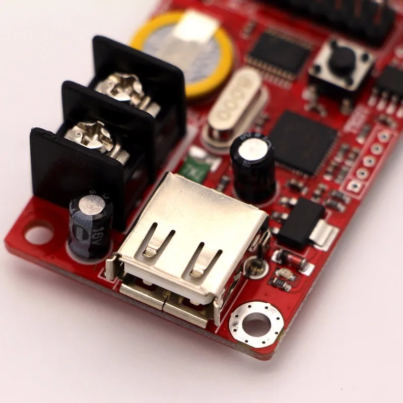 Long Loading Stable Effect Zhun P10 Led Display Usb Control Cards