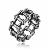Express High Efficiency Casting 316L Stainless Steel Bike Chain ring for Cool Punk Mens Jewellery