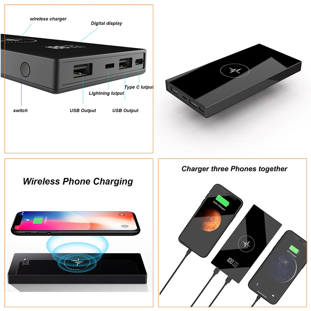Best seller 10000mah dual usb multifunction power bank docking station - ANKUX.COM