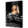 Canvas printing and framing art painting Marilyn Monroe on Times square screen
