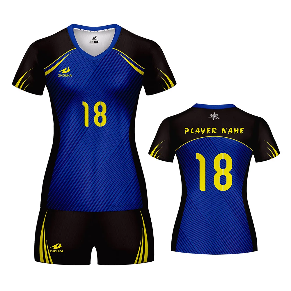 Thailand Quality Volleyball Jersey Cheap Blank Volleyball Wear Jersey ...