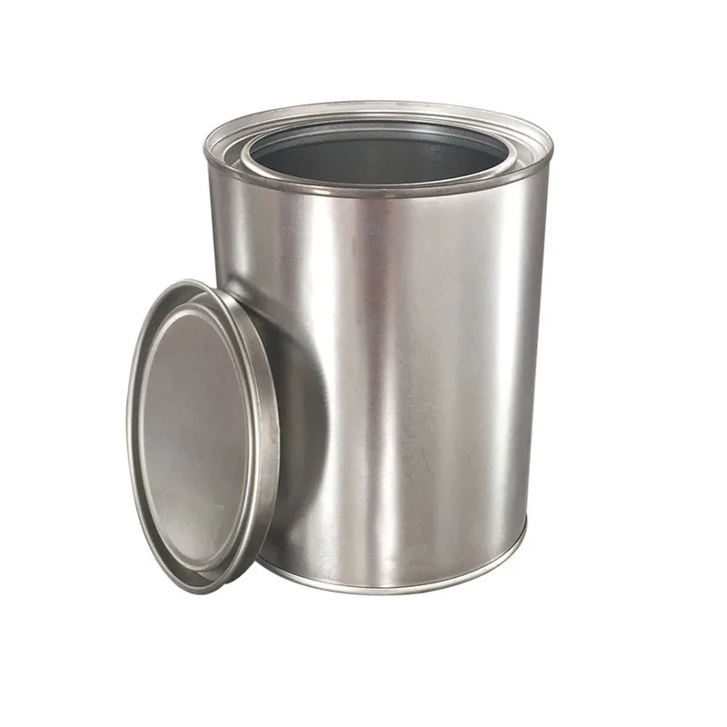 1l Round Sealing Tin Can With Lever Lid For Paint Or Glue - Buy Metal ...