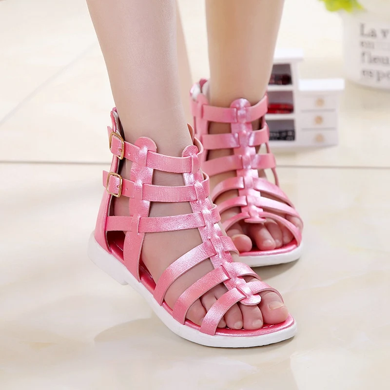 Fashion Summer Girls Gladiator Sandals Children s Princess Shoes Sapatos S2868