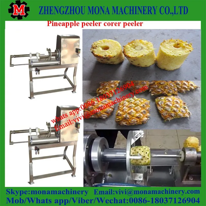 Pineapple Peeler Corer Machine / Factory Price Industrial Fruit