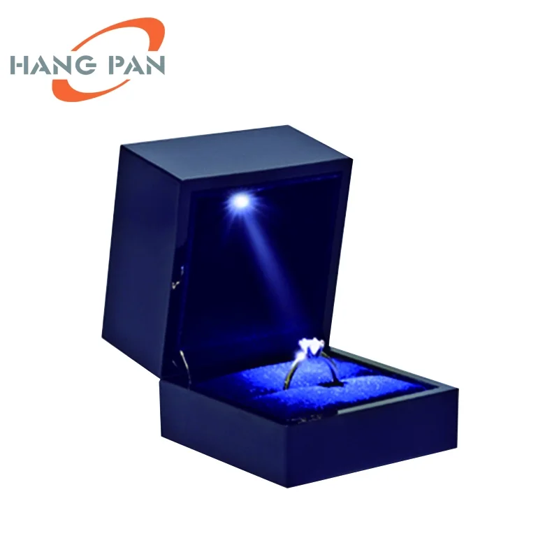 Sample Propose Wedding Ring Blue Led Jewelry Box Buy Led Jewelry Box