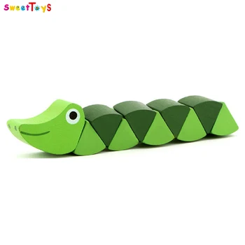 toy wooden snake