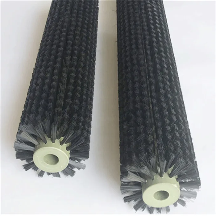 Industrial Nylon Bristle Cleaning Brush Roller - Buy Industrial Brush ...