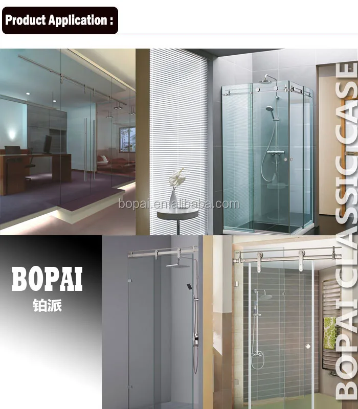 stainless steel profile for glass sliding door track from Foshan Bopai factory