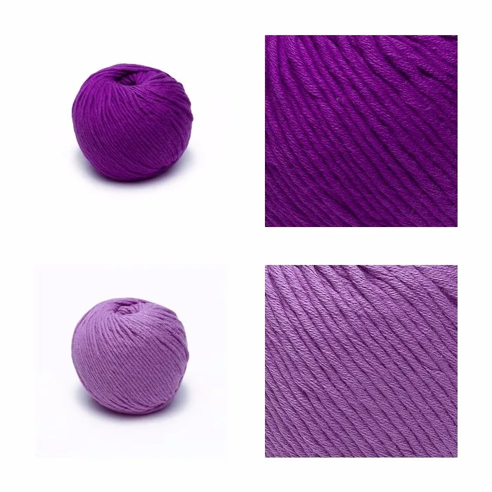 100 Organic Cotton Chunky Deeporchid Colored Thick Soft Hand Knitting