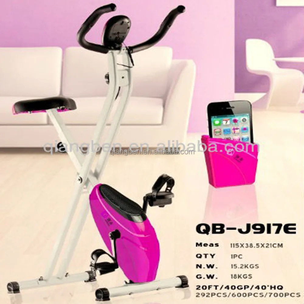 pink stationary bike