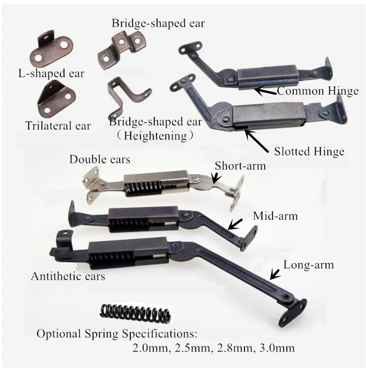 Spring Loaded Toy Box Slow Release Hinge Furniture Lid Safety Support Hinges Buy Heavy Duty