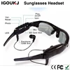 BT Wireless Mobile earwear recorder Sunglasses HD camera DV headset for Driving TF Card support Music player Sun glasses