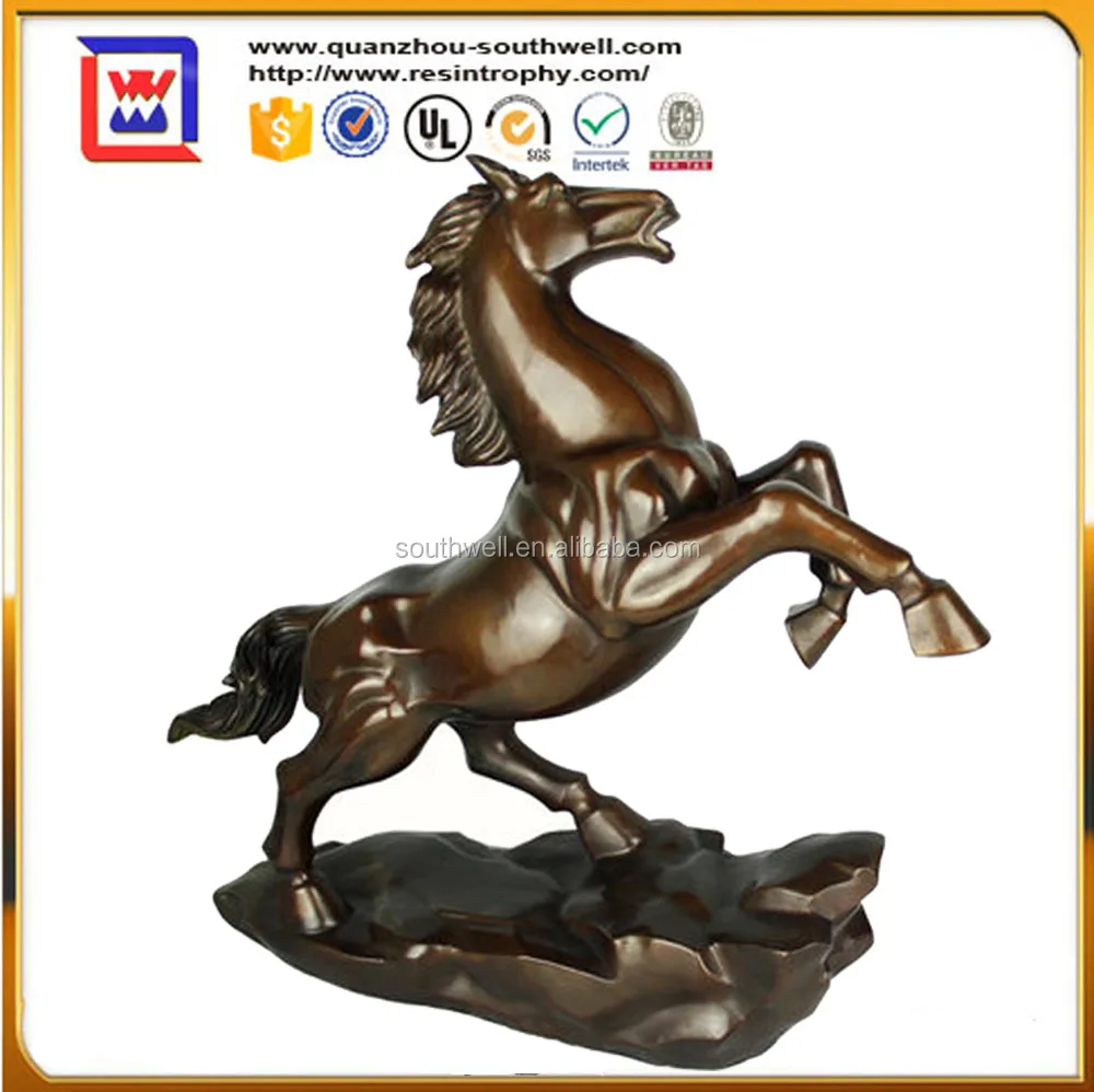 Customized Hand Made Horse Statues And Polyresin Ornament Horse And