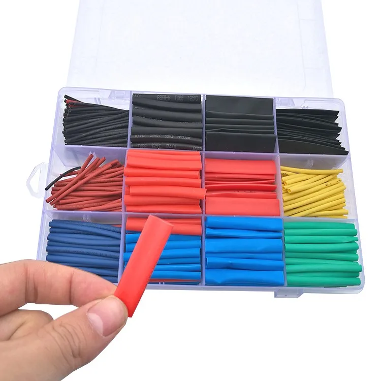 560pcs Electrical Wiring Wire Cable Heat Shrink Tubing Tubes Sleeving Wrap Box 