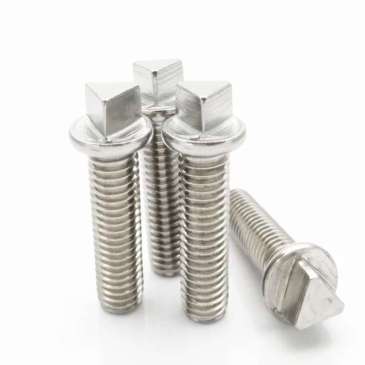 Amazon hot stainless steel triangle head bolts in fastener Products