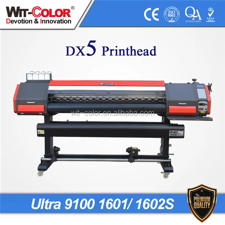 Sticker Printer Ultra 9100 1601s / 1602s Roll to Roll Eco Solvent Printing Machine
