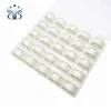 25pcs/set household sewing accessories transparent bobbin+white sewing thread