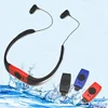 4G/8GB FM Radio Diving Swim Surfing Underwater Sports Head Wearing Headphone Music Player Waterproof IPX8 Headset MP3 Player