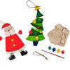 DIY Wooden Coloring Kindergarten Handwork Supplies Xmas Tree Pendant Christmas Toy