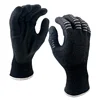 NMSHIELD 2019 NEW ARRIVAL negative ions gloves made of 15 gauge nylon and spandex shell dipped nitrile foam safety work gloves