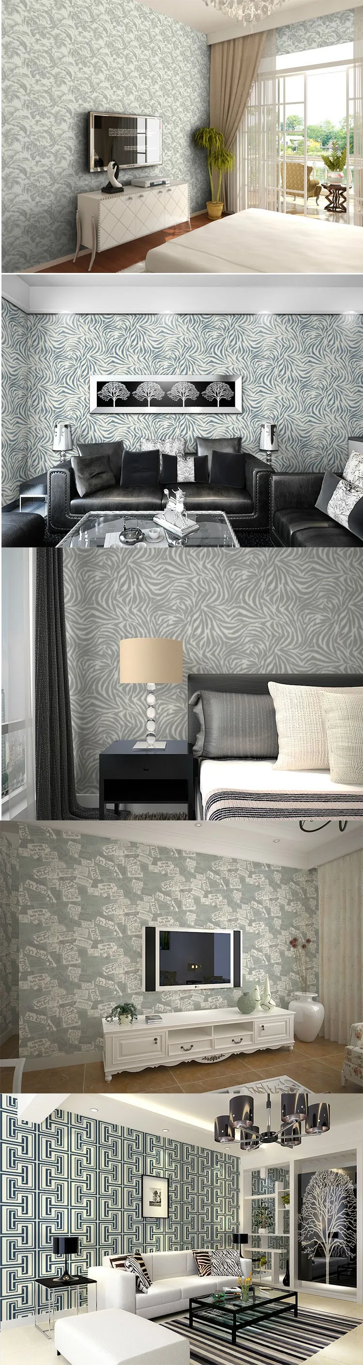 2017 Latest Design Custom Style Living Room Decor Korean Wallpaper