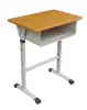 Modern simple desk/school classroom desk/metal frame can not be lifted or lowered