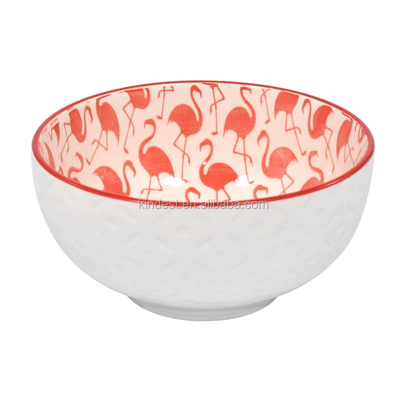 Large Ceramic Porcelain Mixing Bowl With Handle 4 Quart Capacity Buy