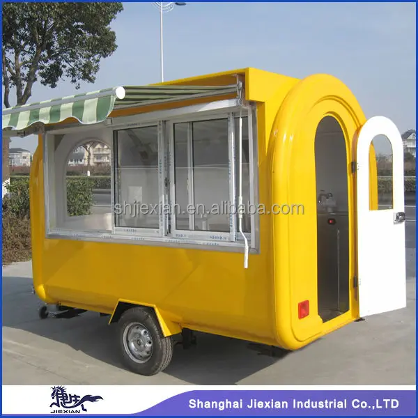 JX-FR300WB Best Concession Food Trailer Manufacturer With Kitchen For Sale