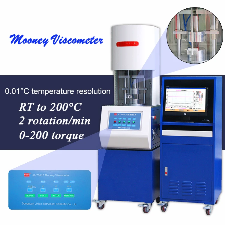 Mooney Rheometer Viscosity Test Machine For Rubber Testing Buy Mooney