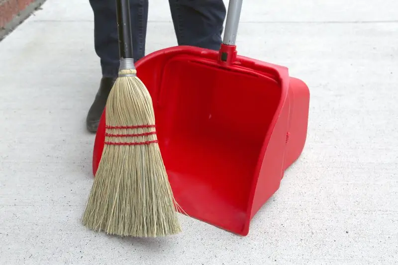 14" Jumbo Debris Dust Pan With Long Handle Buy Long Handle Dustpan,14