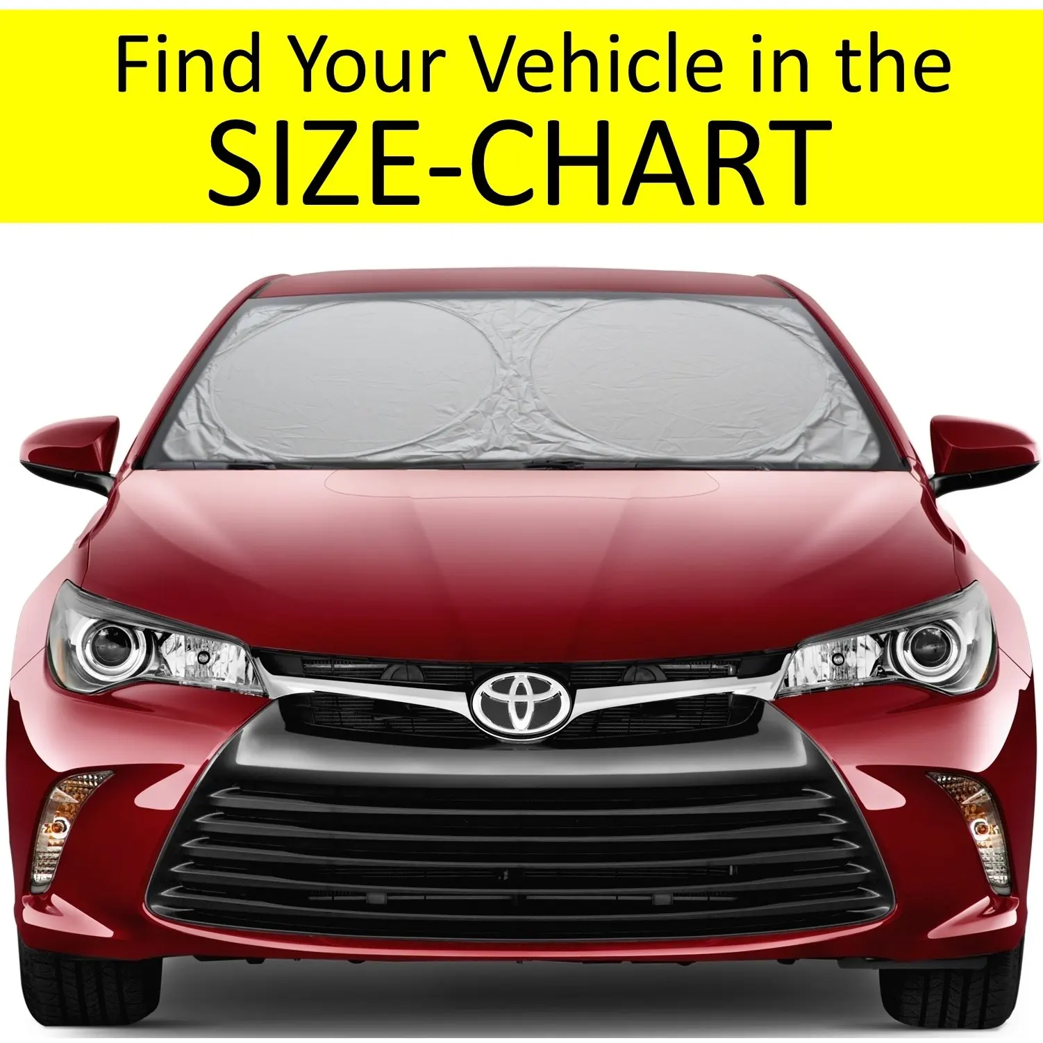 Buy Windshield Sun Shade for Car EasySelect Size Chart with Your