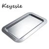 Restaurant Hotel Serving Salad 420 stainless steel flat plate, Heavy Duty China Custom Metal Plates