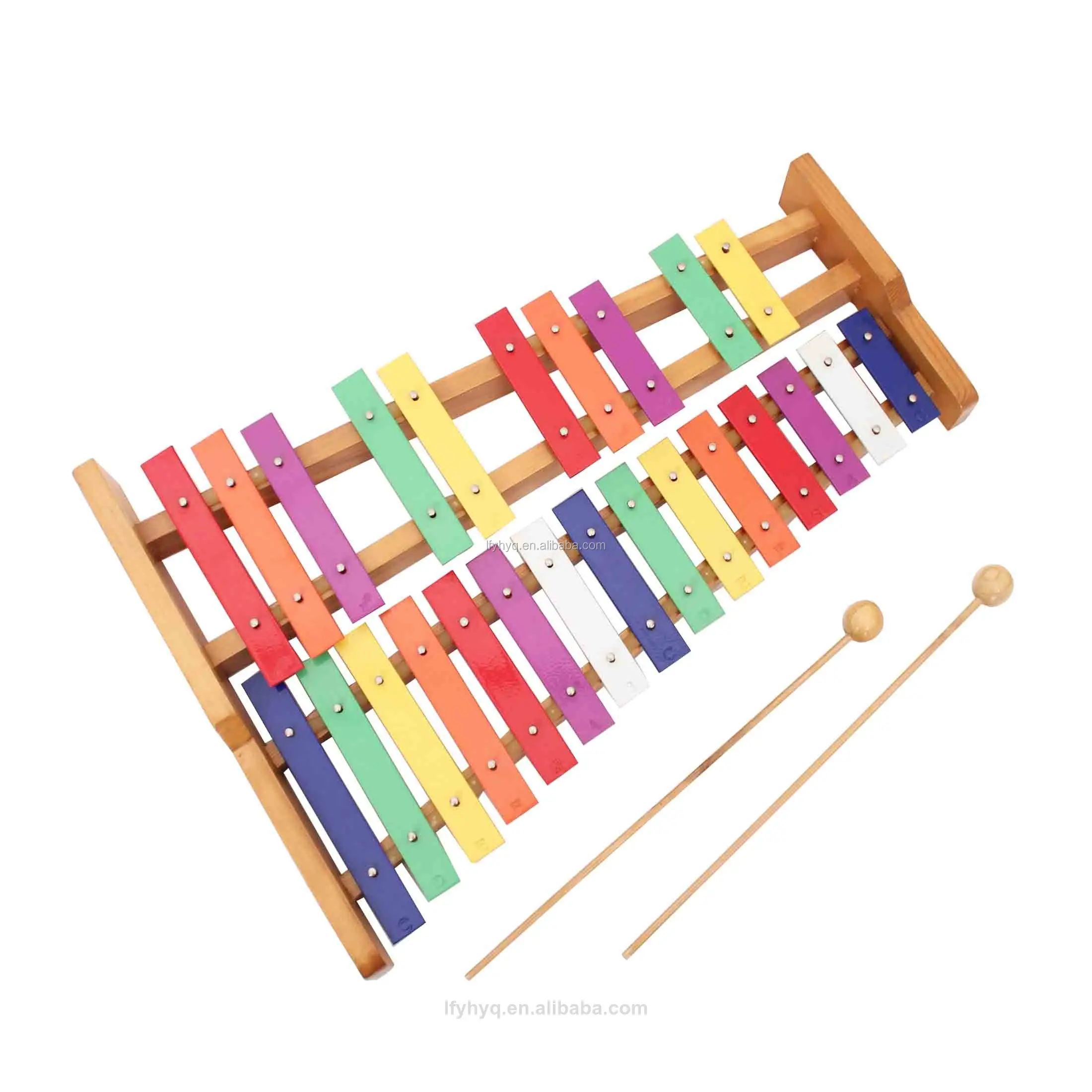2016 Rainbow Coloured Keys Education Toy Musical Instrument Metal