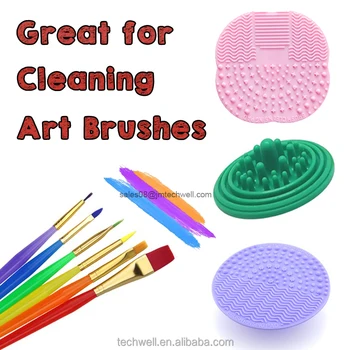 how to clean art paint brushes