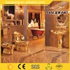 Two Pieces Sanitary Wares W C Ceramic Plating Gold Color P Trap Toilet