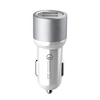 Newest popular bullet design smart car charger,quick charging dual USB car charger for huawei for xiaomi for iphone