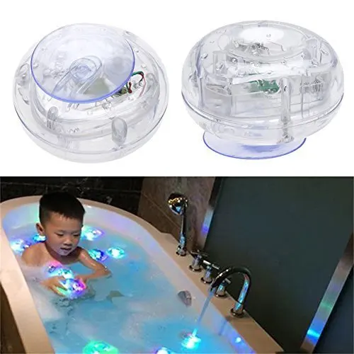 VAlink Underwater Colorful Floating LED Night Light, Baby Bathroom Toys Lights, Spa Pond Pool Spa Hot Tub Waterproof Night Lamp, Underwater Lighting