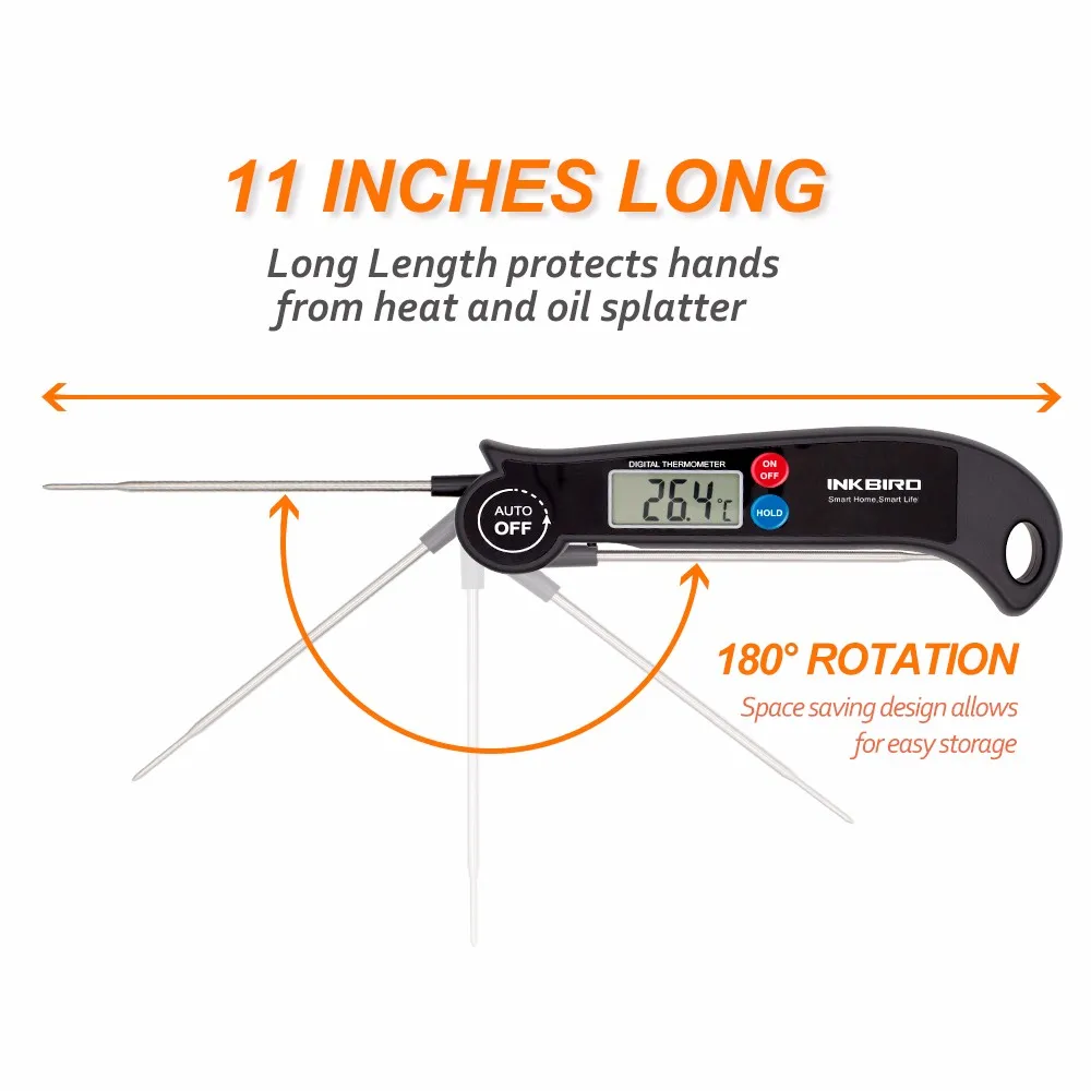Inkbird Hetf001 Digital Food Meat Thermometer For Cooking Oven Buy
