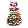 3 4 5 6 7 8 Tier Cupcake Stands and Stacked Cake Stand for Party