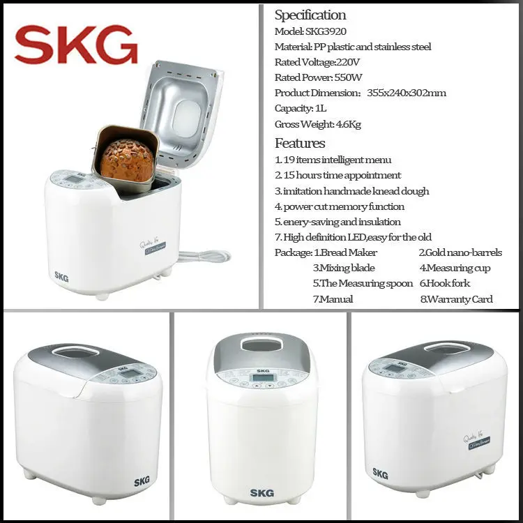 Skg Intelligent Bread Maker Machine - Buy Bread Maker ...