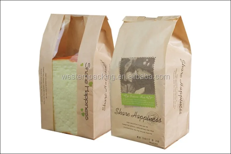Food Kraft Paper Bag For Whole Wheat Flour Packaging Food Kraft Paper Bag For Whole Wheat Flour Packaging