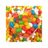 Mixed fruit flavor colorful bulk soft jelly bean candy in custom bottle